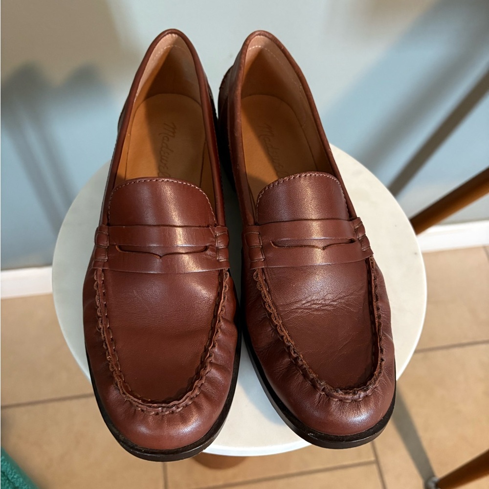 Madewell Brown Leather Loafers